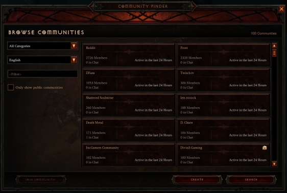 Diablo 3 - Community Finder