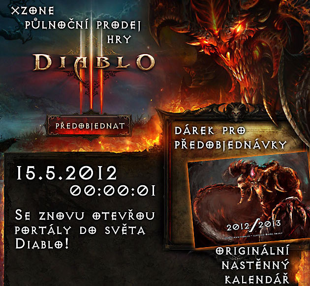 Diablo 3 půlnoční prodej