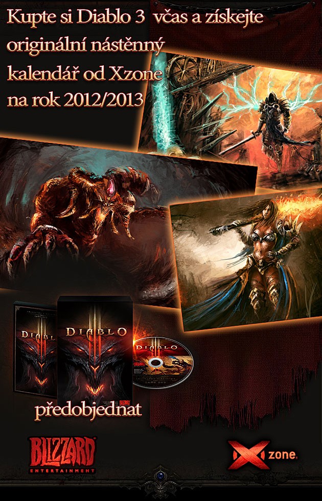 Diablo 3 s kalendářem na Xzone