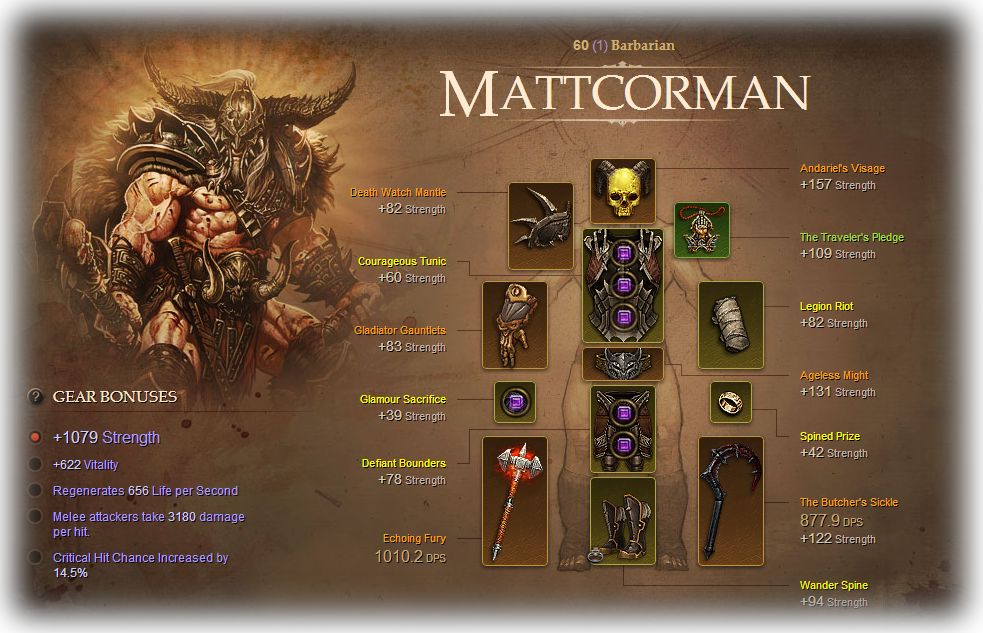 Diablo 3 Cleave Bruiser Barbarian
