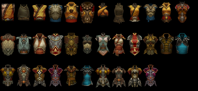 Brnění Monka monk-chest