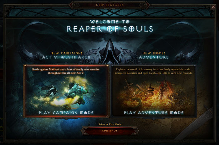Adventure and Campaign Reaper of Souls