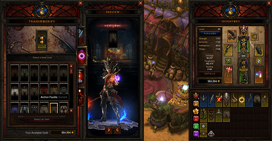 Diablo 3 - Transmogrification