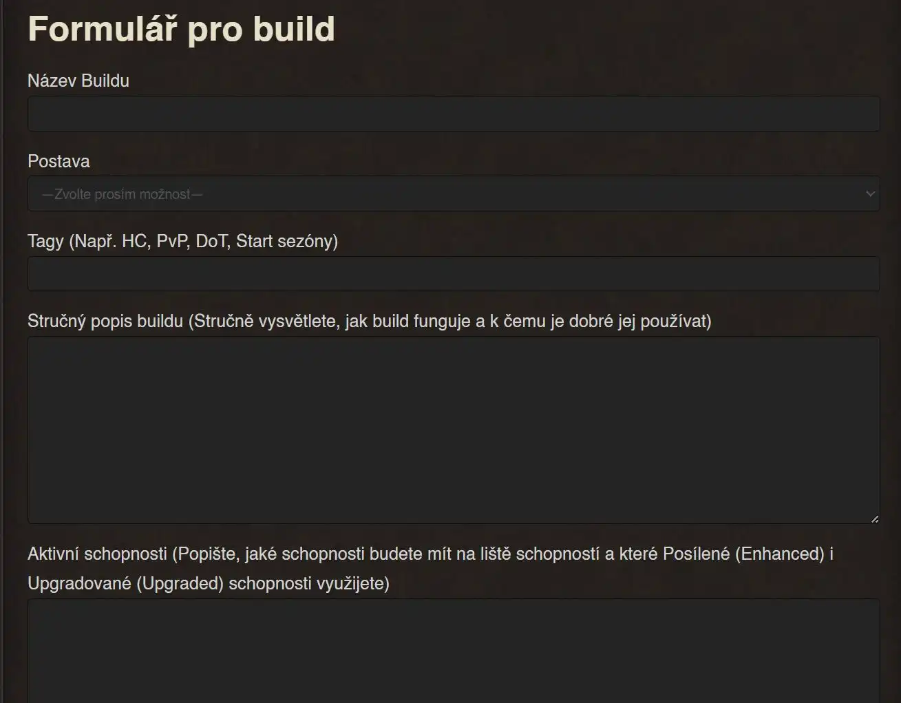 Diablo 4 buildy v Češtině